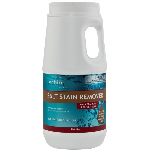 Lo Chlor Salt Stain Remover 1Kg Granular - Powerful Pool Chemical for Removing Salt Stains & Scale - Ideal for Swimming Pools, Hot Tubs & Water Features