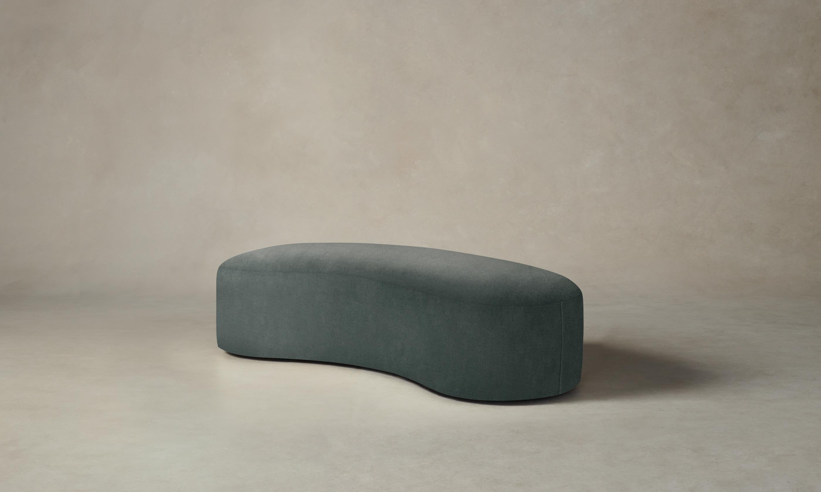 Chelsea Daybed with Mohair Upholstery in Fog Gray - Perfect for Living Rooms, Guest Rooms & Cozy Reading Nooks