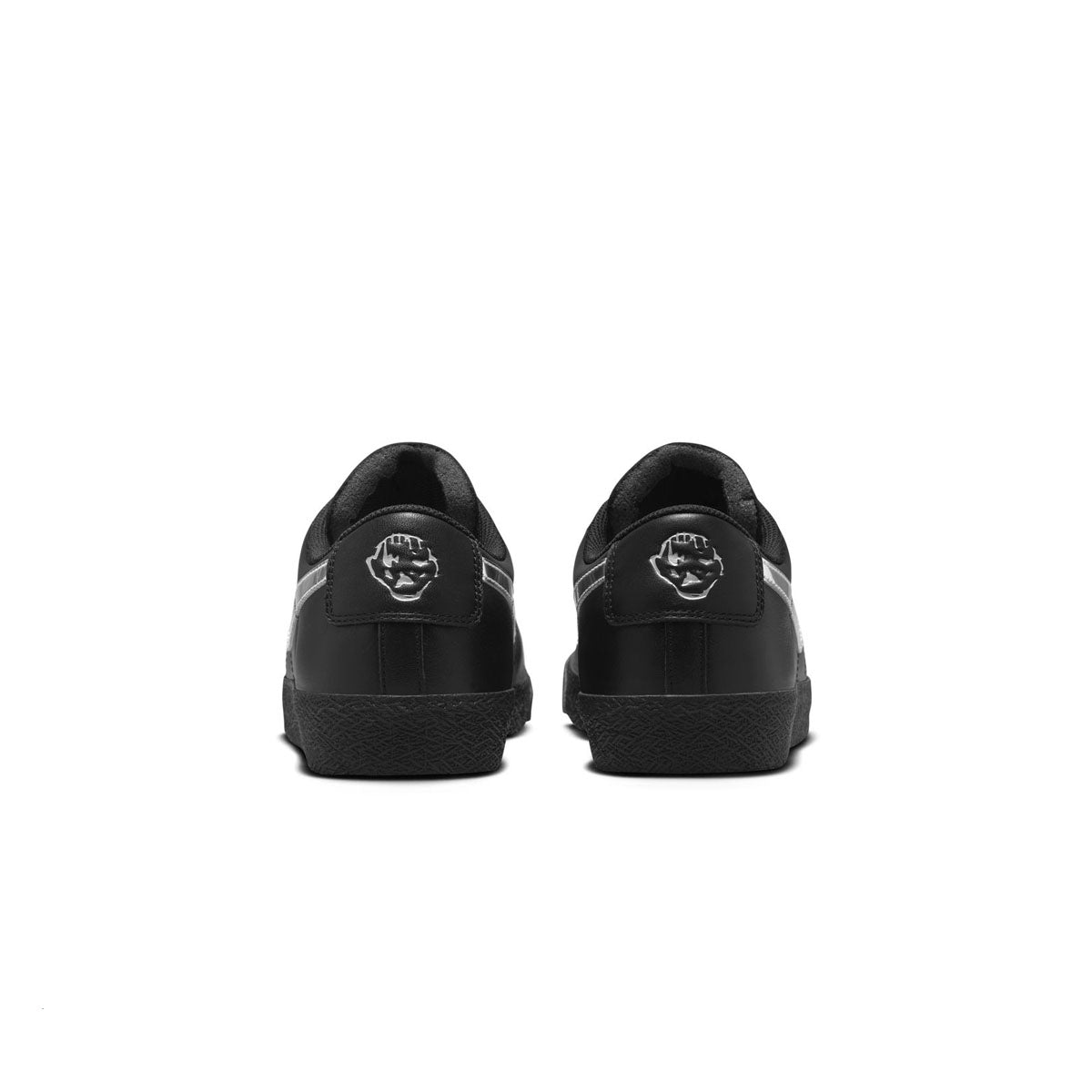 Dancer Skateboards SB Zoom Blazer Low Sneakers - Black Metallic Silver Colorway | Men's Skate Shoes for Street Style & Urban Fashion