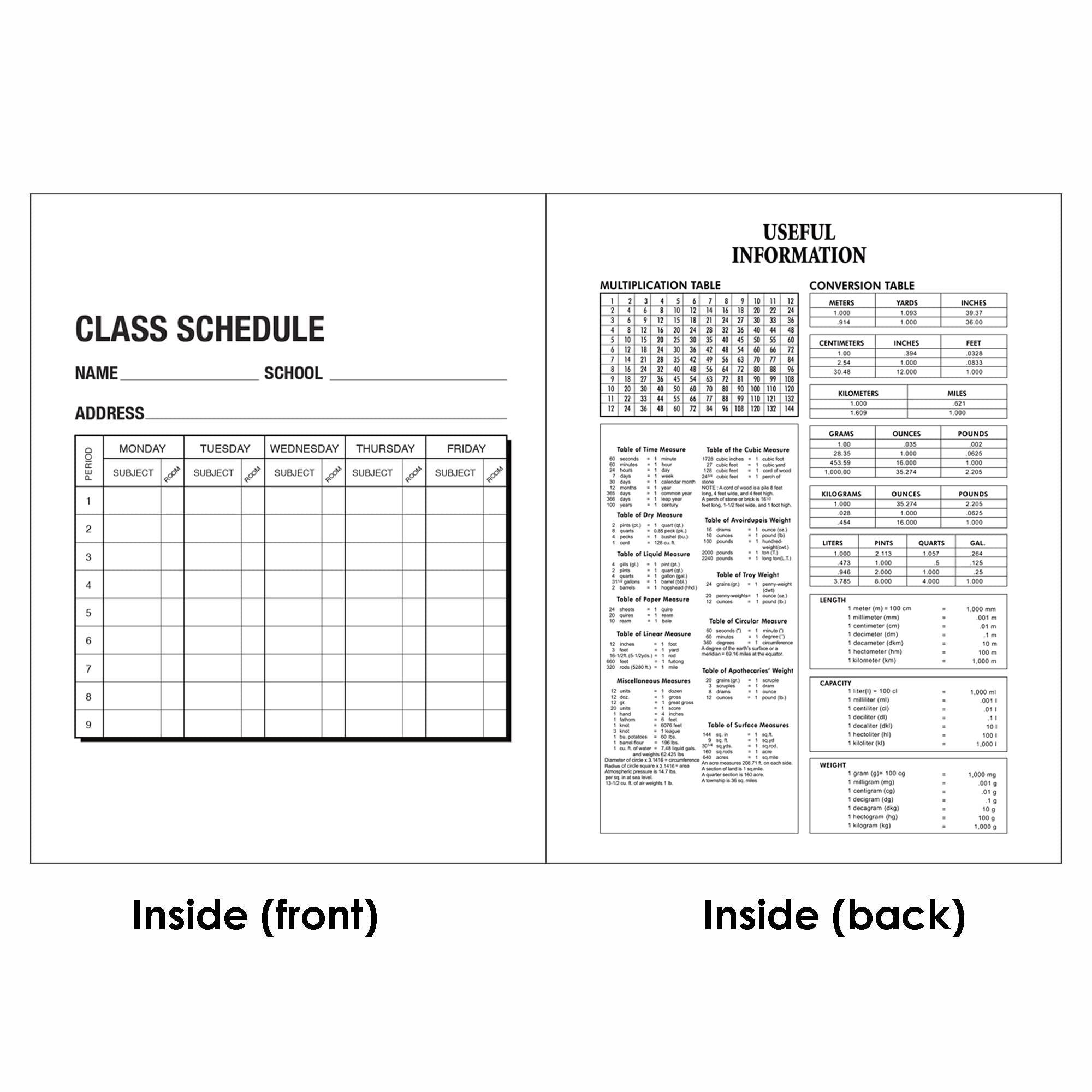 BAZIC 100-Sheet College Ruled Composition Notebook - Geometric Design Writing Journal, Lined Notebook for School & Office (48-Pack) - Perfect for Note Taking, Journaling & Classroom Supplies