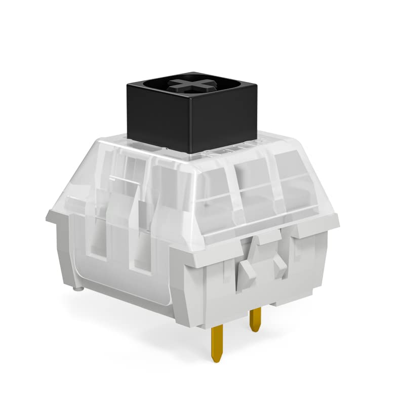 90pcs Box Black 3 Pin Mechanical Keyboard Switches - Tactile Clicky Linear for Gaming Keyboards | Perfect for Esports, Typing & Custom Keyboard Builds