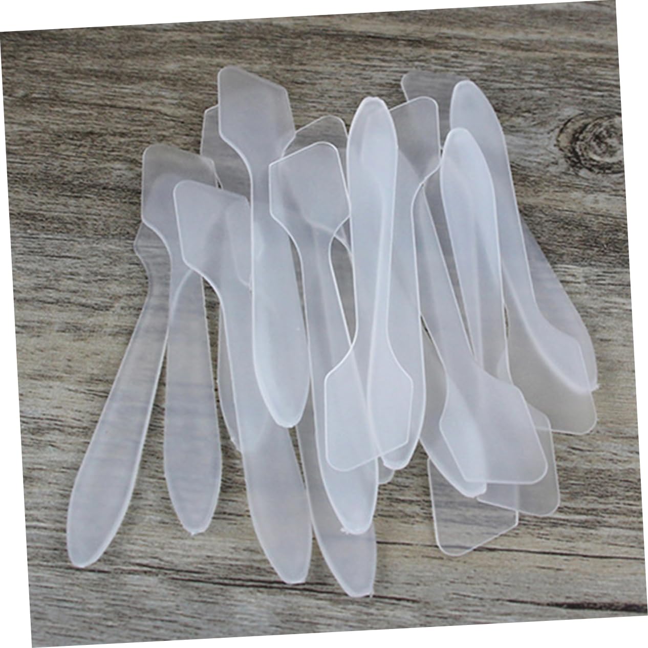 50pcs Stainless Steel Face Spatula Set - Professional Makeup Cream Spatula for Cosmetic Mixing & Foundation Application - Perfect for Salon, Spa & DIY Beauty Kits