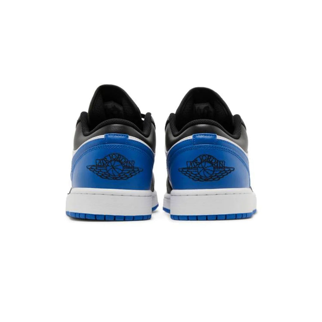Air Jordan 1 Low Alternate Royal Toe Sneakers - White, Black & Royal Blue Basketball Shoes for Men | Perfect for Casual Wear, Street Style & Sports Performance