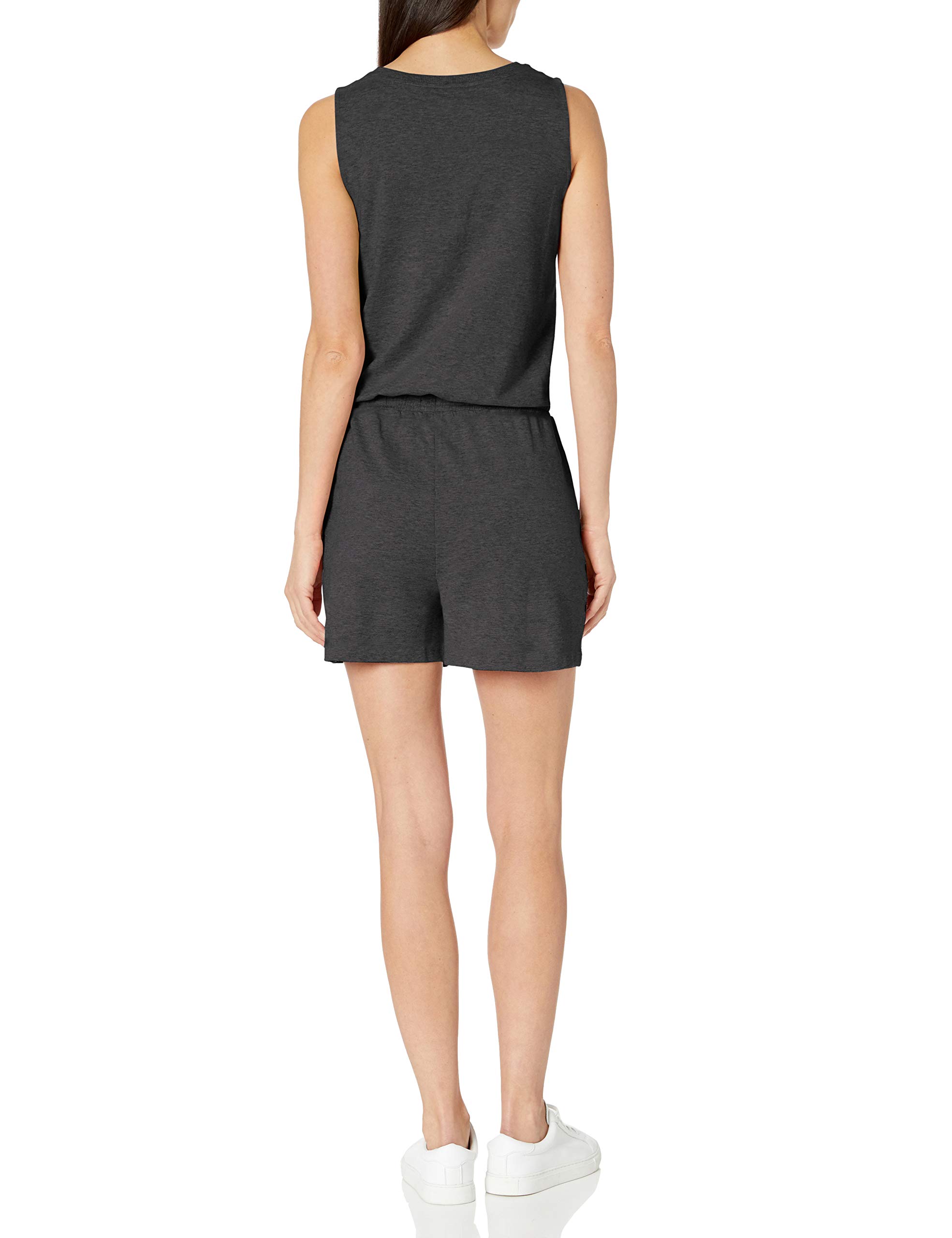 Amazon Essentials Women's Studio Terry Romper - Soft Lounge Jumpsuit for Women, Comfortable Sleepwear & Casual Wear, Perfect for Home Relaxation, Yoga, and Travel