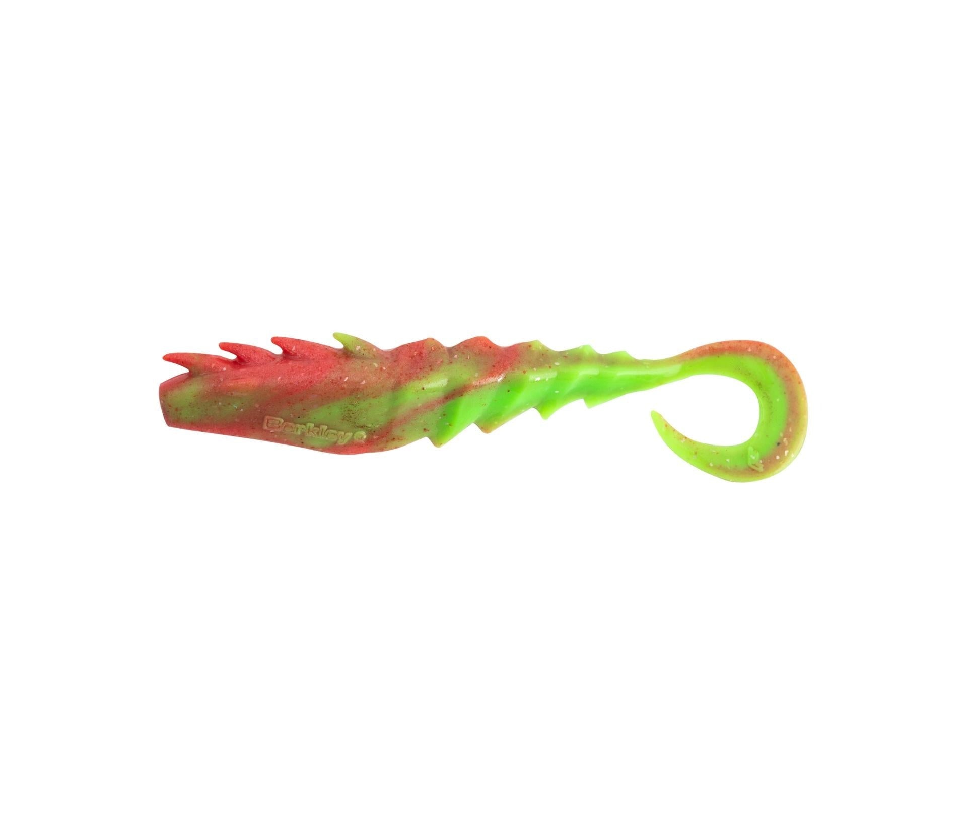 Berkley Gulp! Saltwater Nemesis Prawn Curl Tail Soft Fishing Baits - Perfect for Saltwater Fishing, Surf Casting, and Inshore Angling