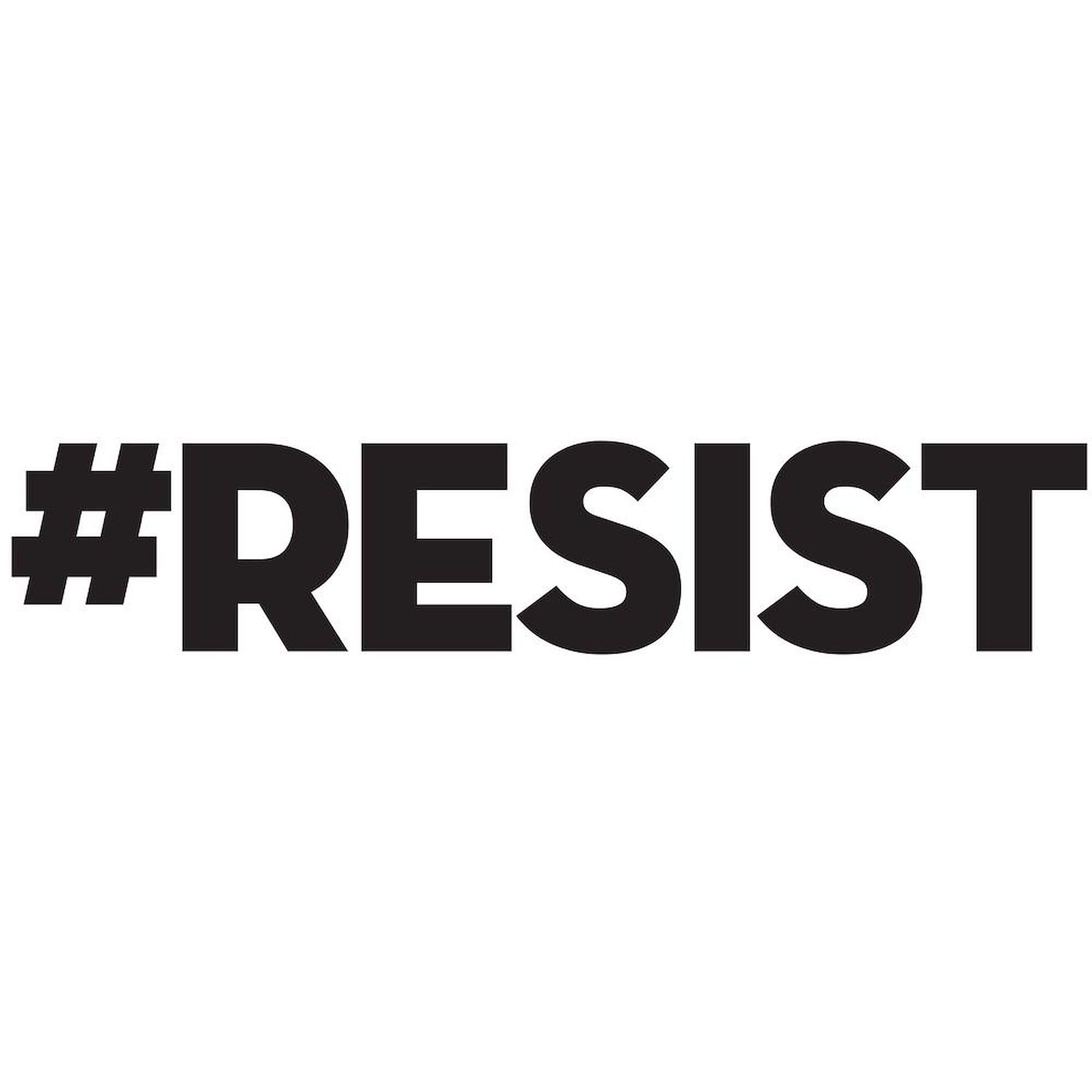 #RESIST 11 oz (325 ml) Ceramic Coffee Mug - White Political Statement Tea Cup with Handle, Perfect for Office, Home & Protest Rallies