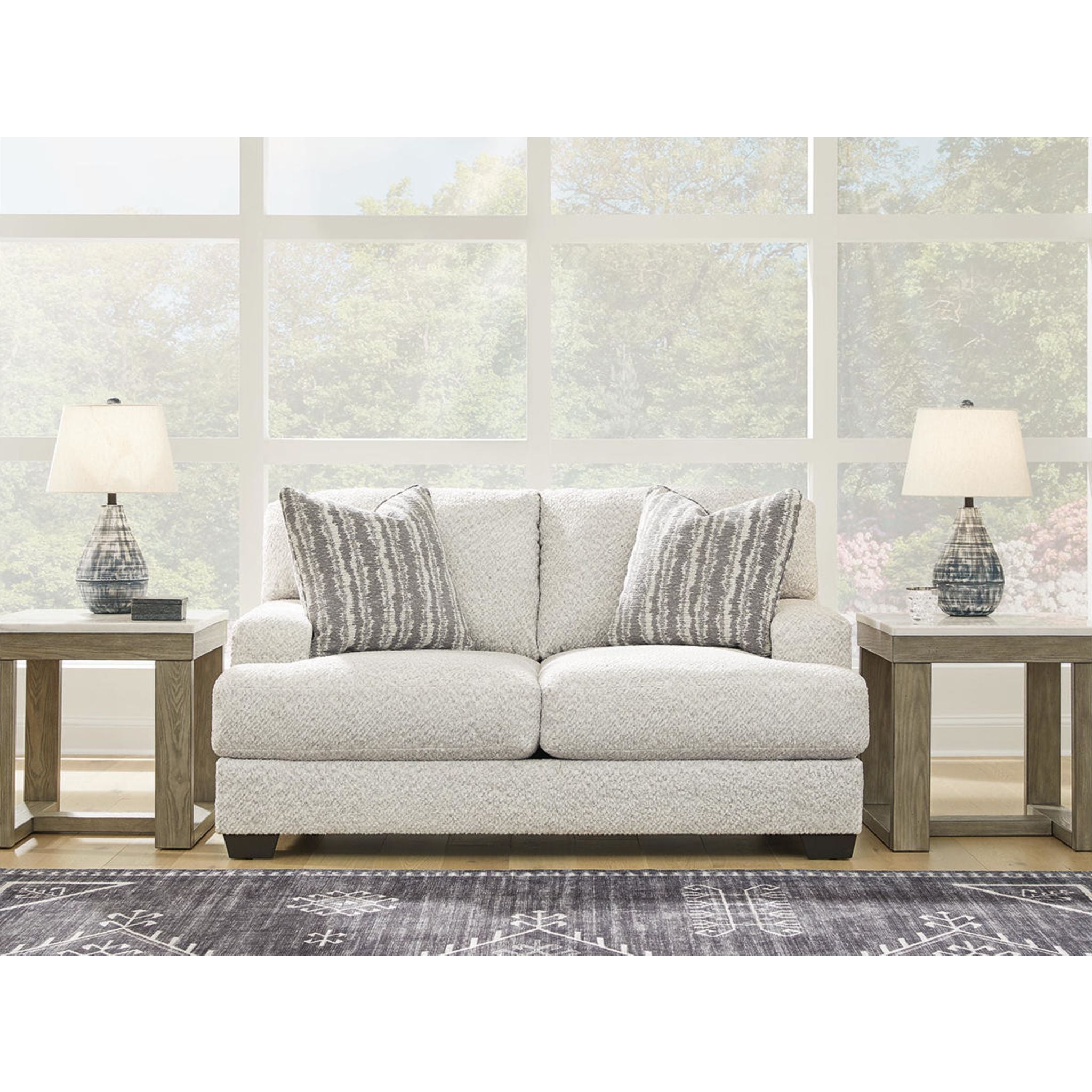 Brebryan Loveseat - Soft Flannel Fabric for Cozy Living Room & Bedroom - Perfect for Relaxing & Reading
