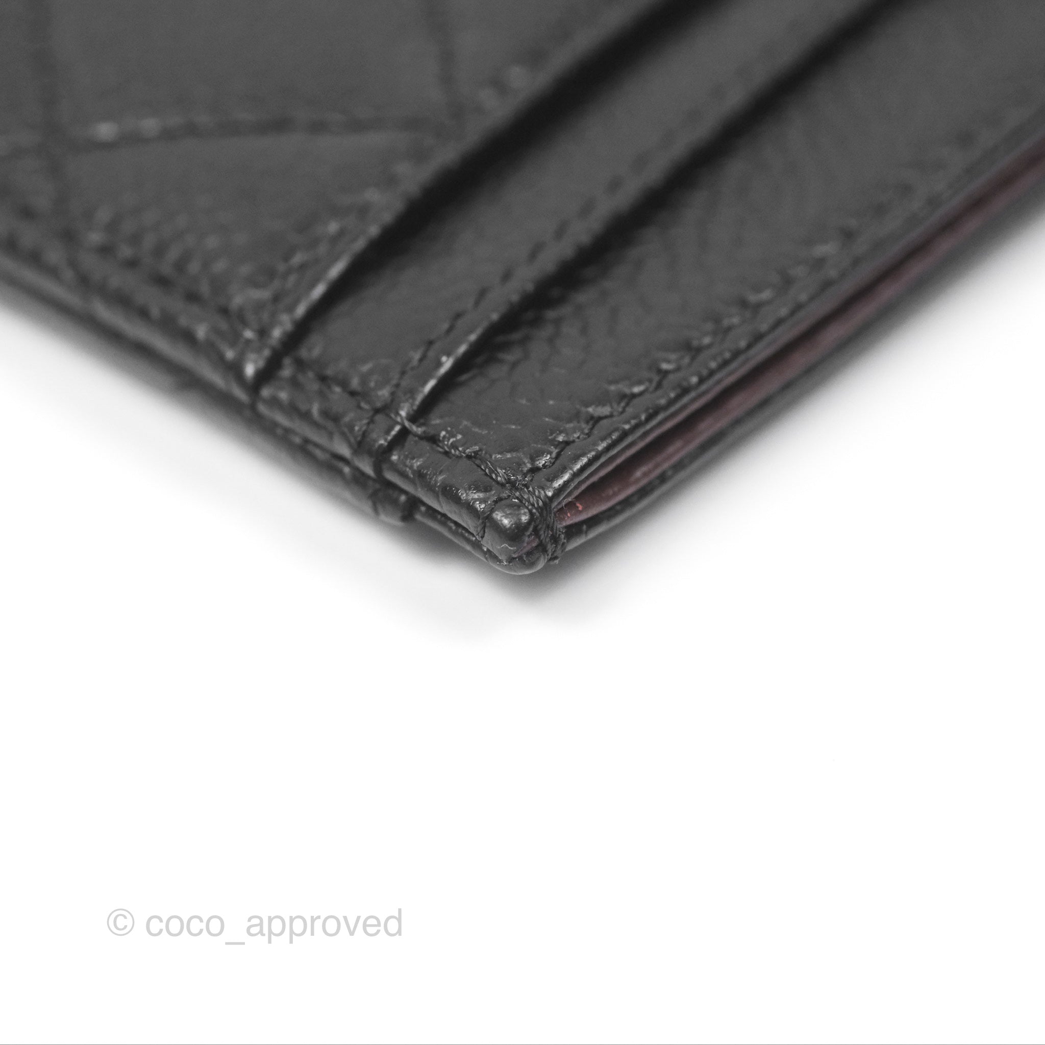 Chanel Classic Black Flat Card Holder - Genuine Caviar Leather with Gold Hardware - Perfect for Everyday Use & Gift Giving