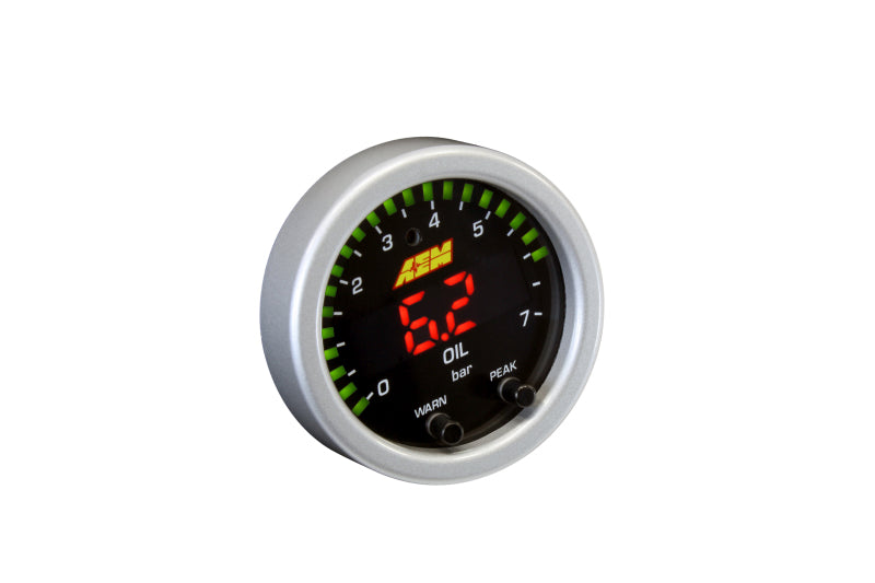 AEM X Series 0-100psi Pressure Gauge Kit - High Accuracy, Durable Performance for Automotive, Industrial & Hydraulic Systems