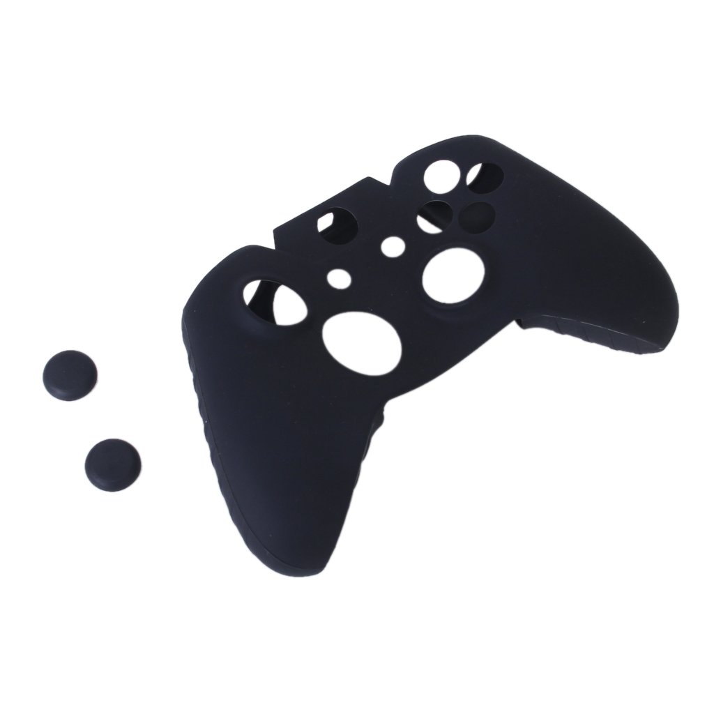 Black Silicone Protective Cover Case for XBOX ONE Game Controller - Durable Grip & Shockproof Design for Gaming, Travel & Storage