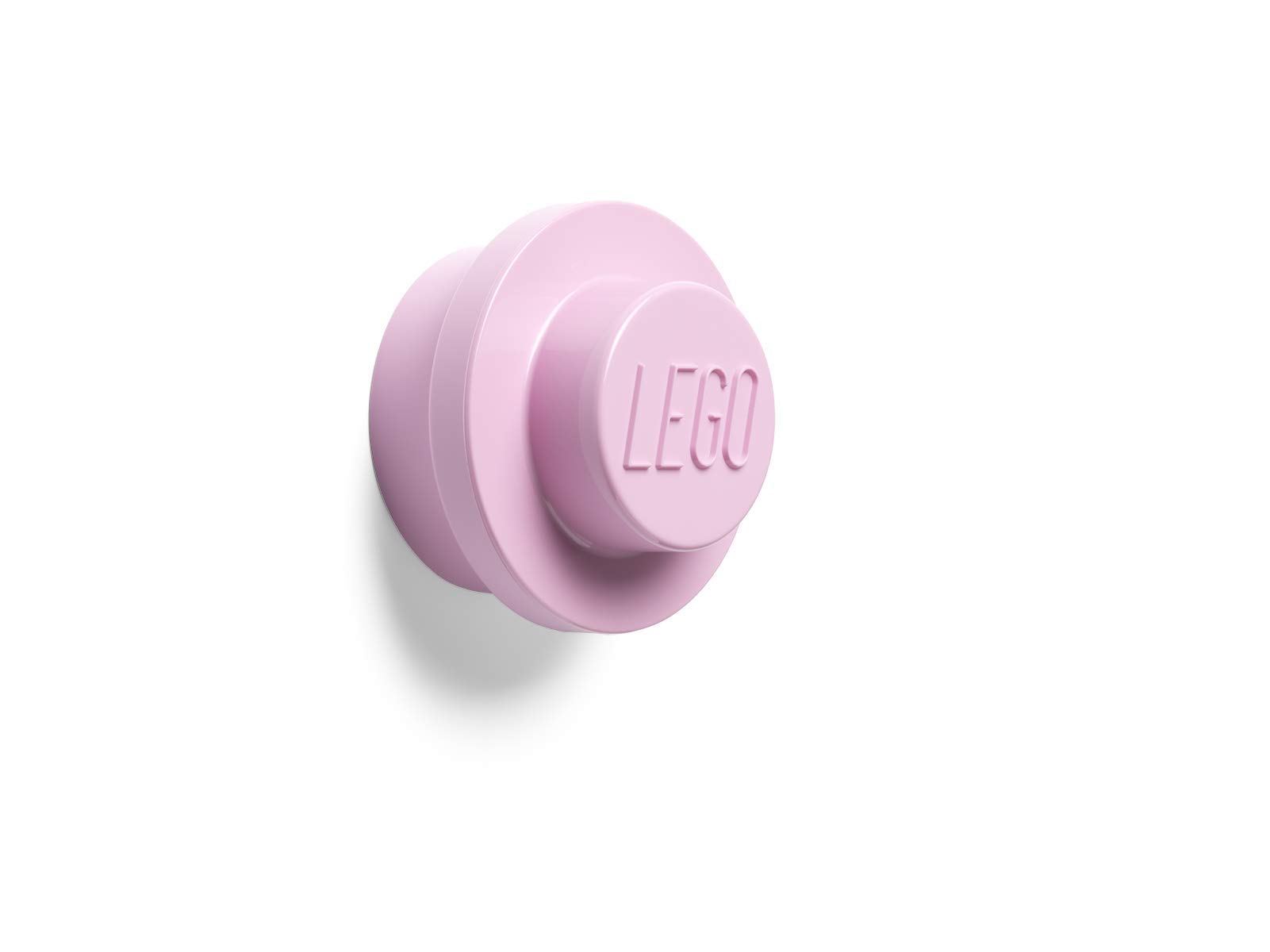 ROOM Copenhagen Lego Wall Hanger Set - Decorative Playroom Utility Hooks for Kids (Light Blue/Pink/White) - Perfect for Organizing Toys, Hats & Backpacks in Bedrooms & Play Areas