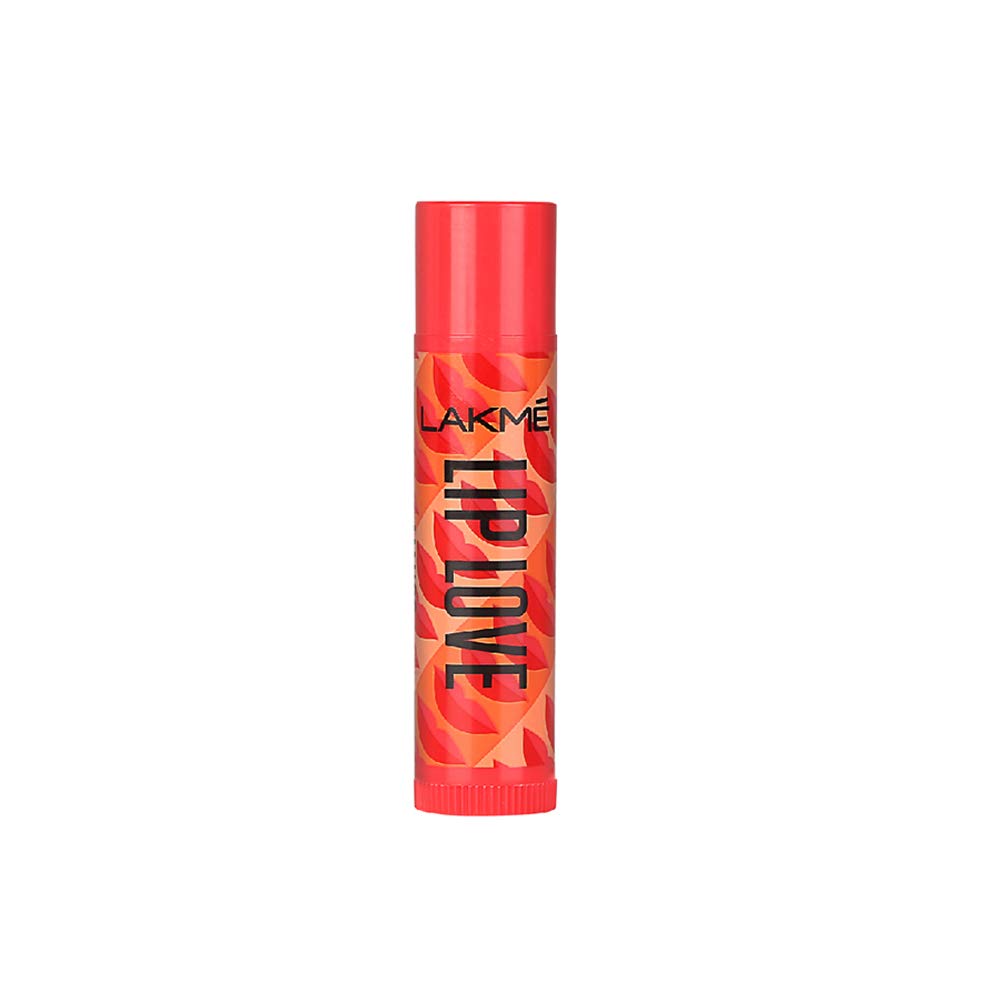 LAKMÉ Lip Love Chapstick Apricot - 4.5g Moisturizing Lip Balm for Dry Lips | Natural Hydration & Nourishment | Perfect for Daily Use, Winter Care & On-the-Go Lip Protection