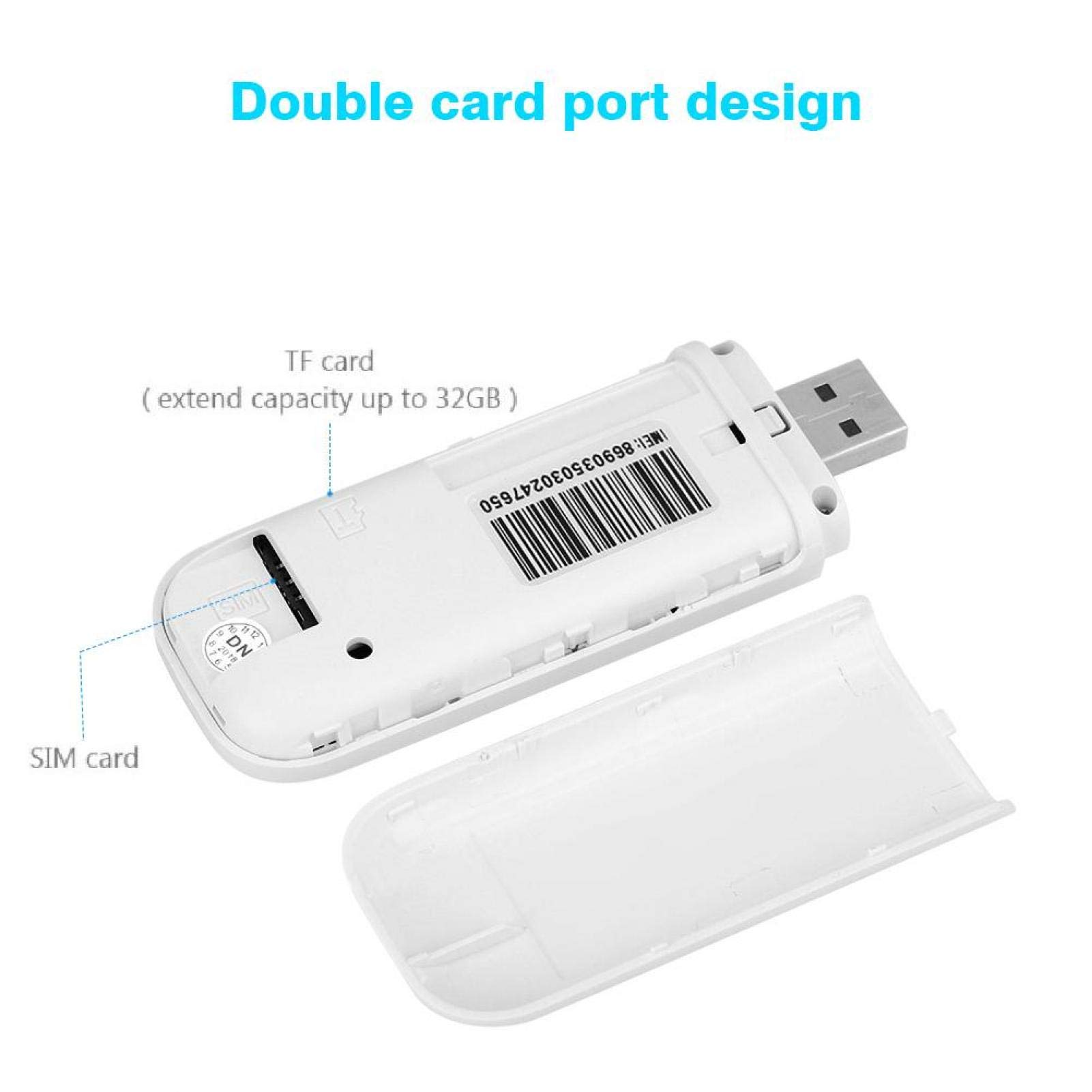 Portable WiFi Hotspot Router for Car & Home - 4G LTE USB Modem with High-Speed Internet for Travel, Work & Remote Connectivity