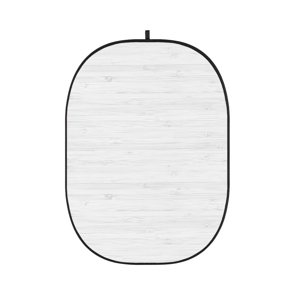 CBA WW0005 2x1.5m Wooden Wall Collapsible Backdrop - Foldable Photo Background for Studio, Wedding, Party & Home Decor
