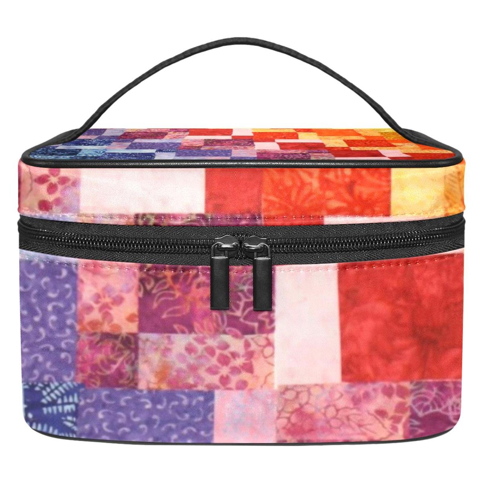 LORVIES Disappearing Rainbow Cosmetic Bag - Waterproof Canvas Travel Toiletry Organizer with Top Handle, Single Layer Makeup Pouch for Women | Perfect for Travel, Gym, and Daily Beauty Essentials Storage