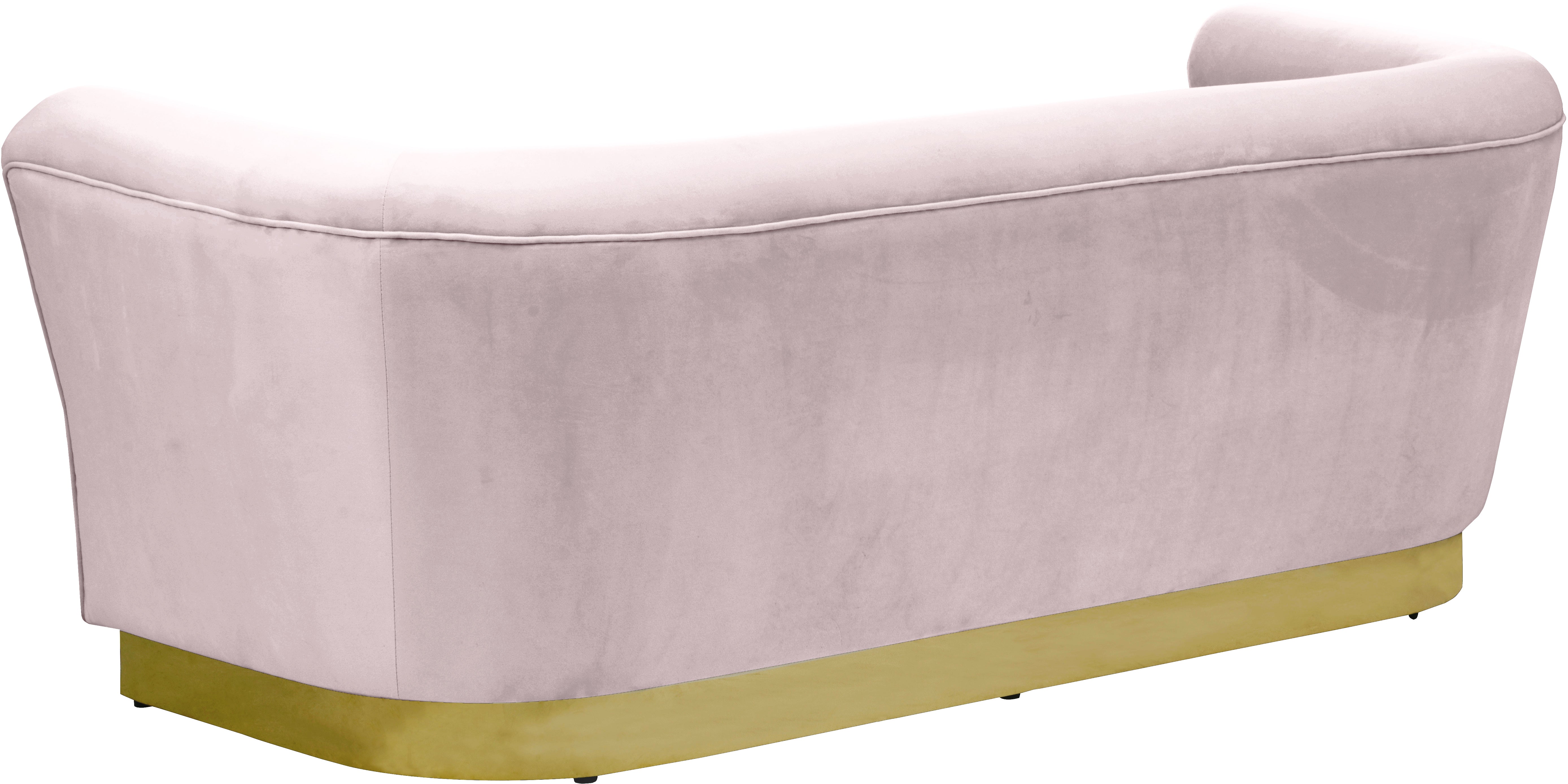 Luxury Bellini Velvet Sofa - Modern Plush Upholstered Couch for Living Room, Lounge & Home Decor - Soft Comfortable Sectional Sofa for Apartment, Dorm or Office