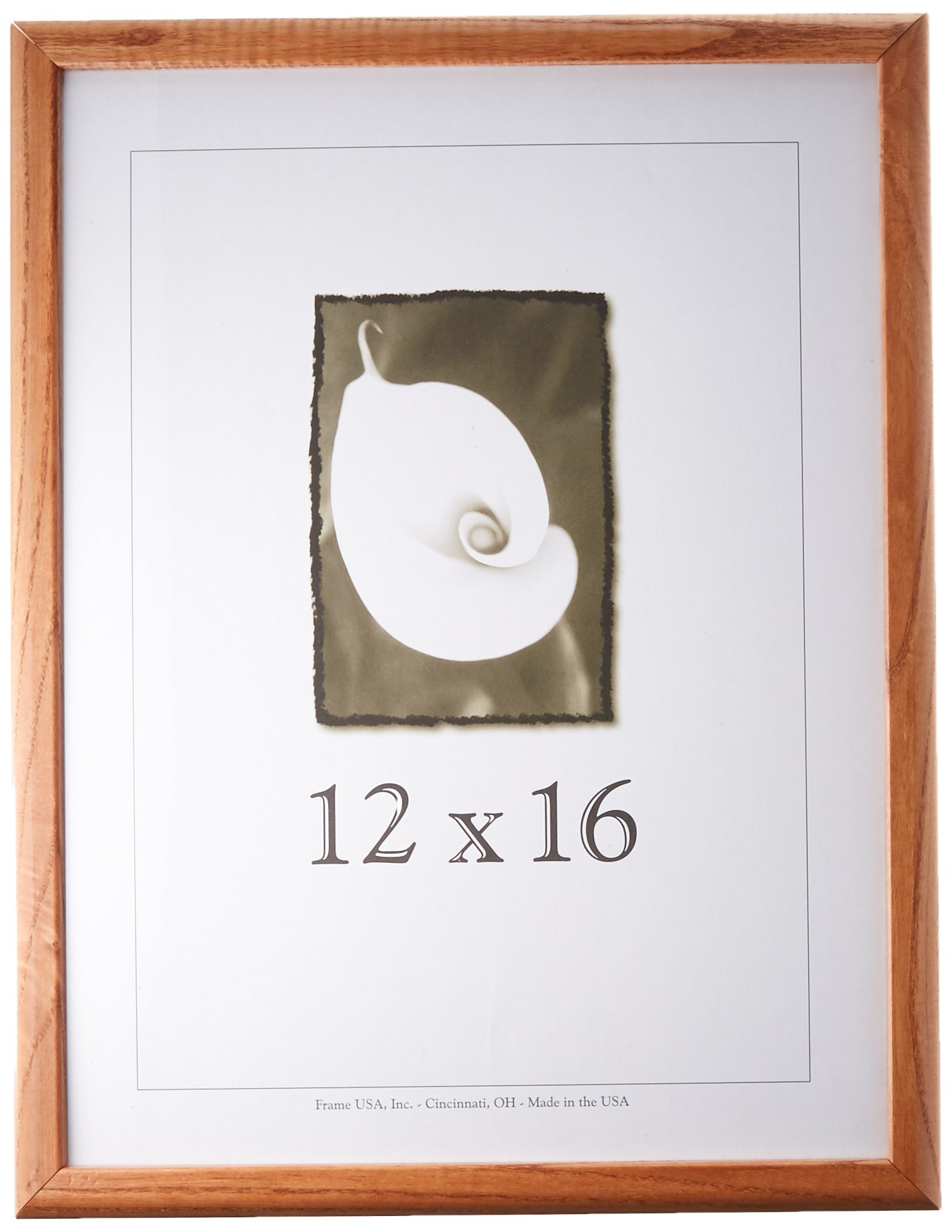12x16 Wood Picture Frames - Honey Finish | Frame USA Economy Series | Perfect for Wall Decor, Family Photos & Art Displays