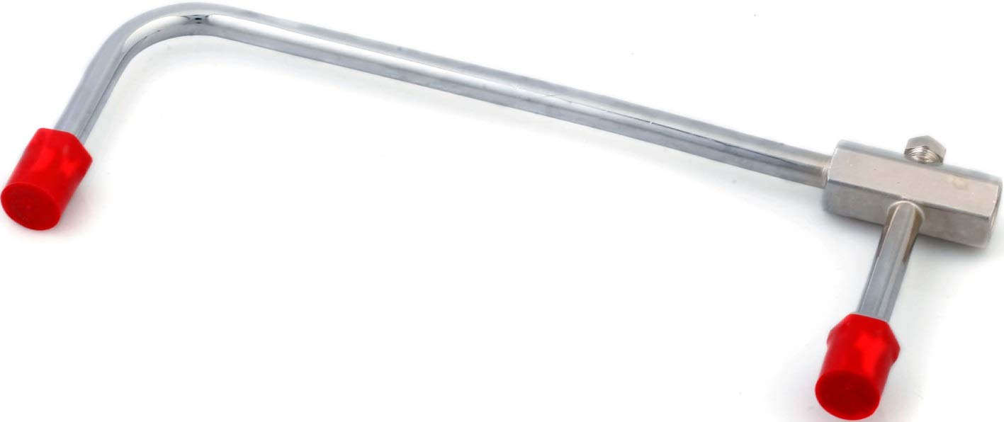Holley Chrome Fuel Line with Inverted Flare Inlet - 8.65625