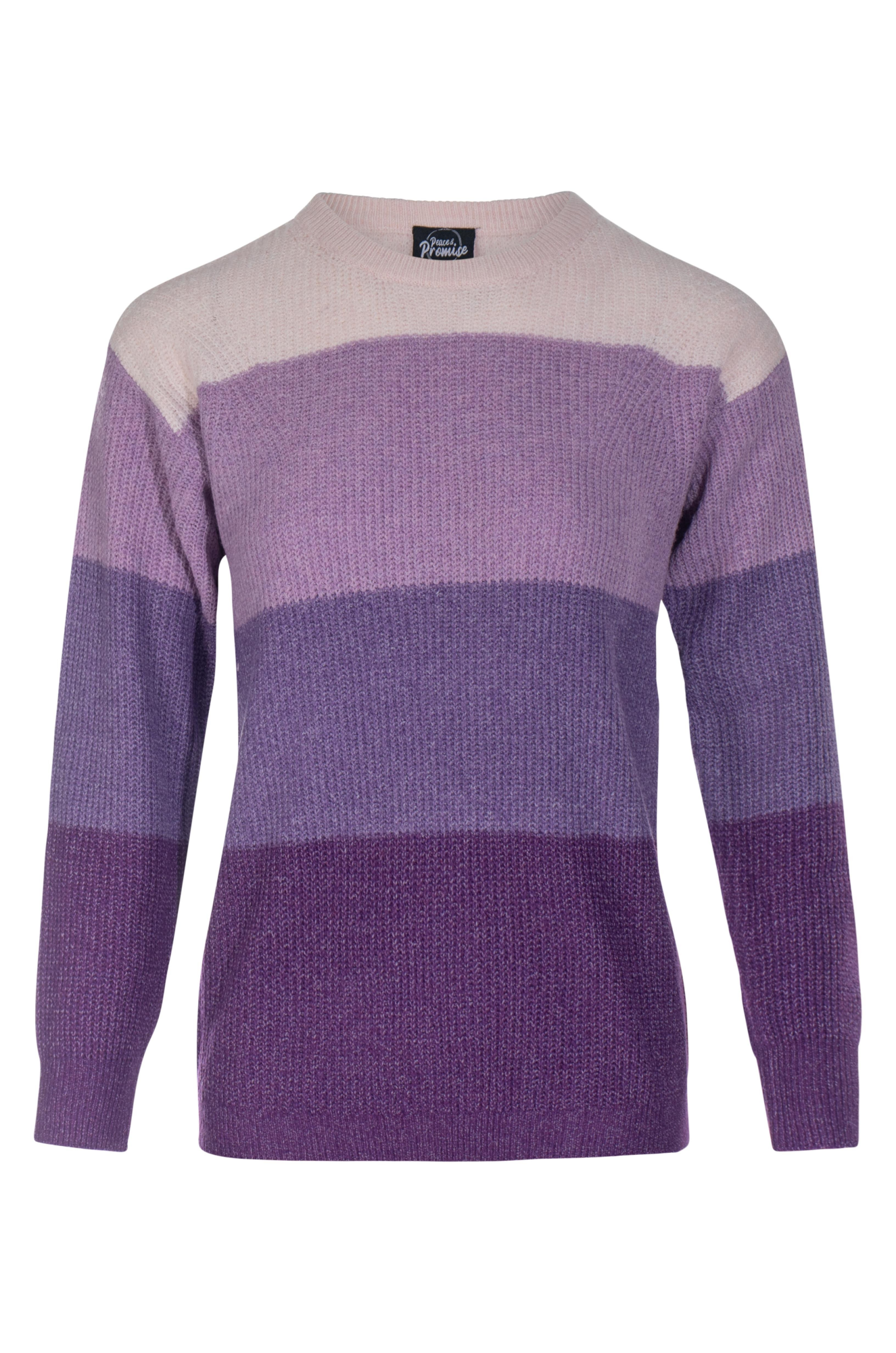 Ultra Soft Jersey Tonal Stripe Top - Lilac Stripes | Comfortable & Stylish Women's Casual Wear for Everyday Outfits & Lounge