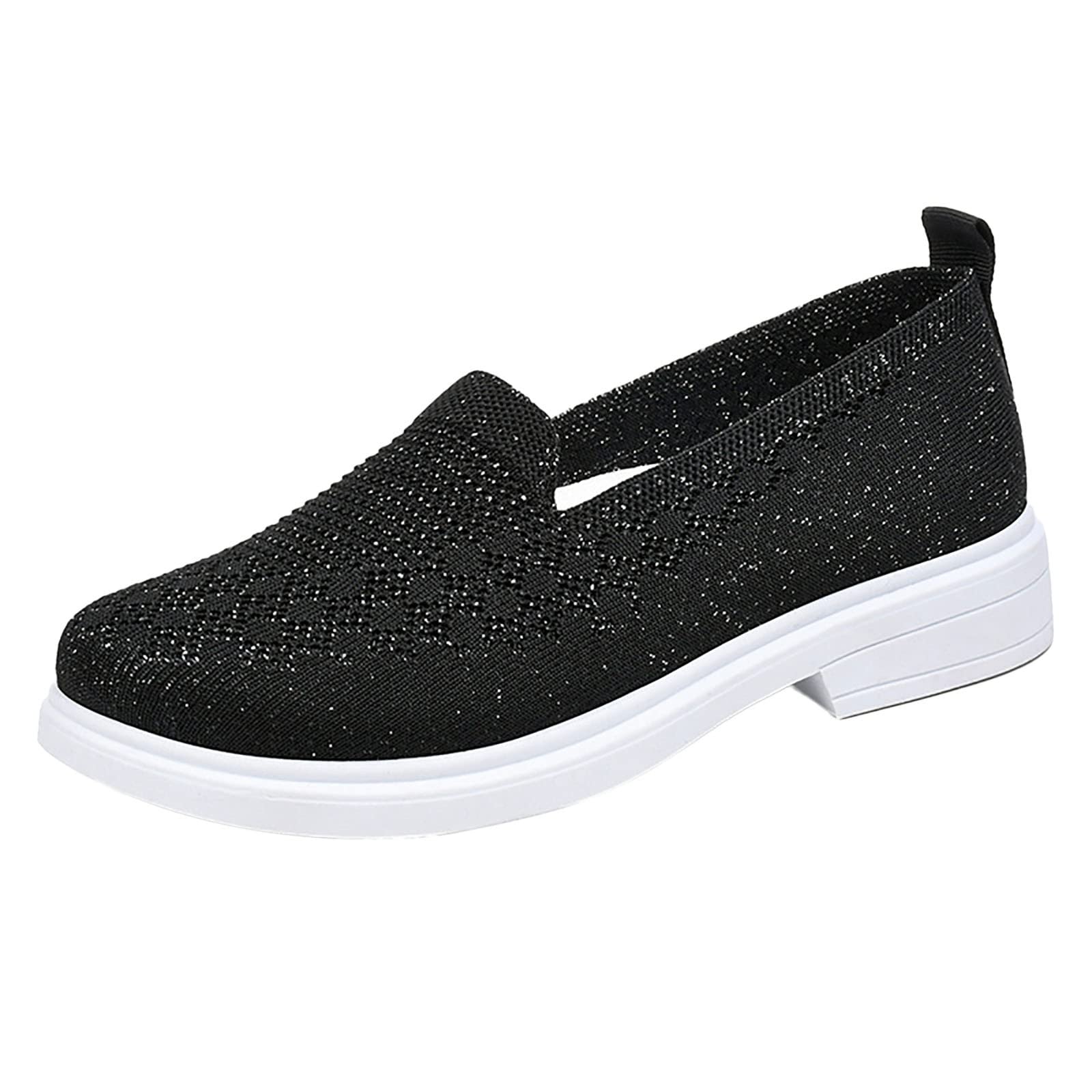 MLAGJSS Women's Breathable Mesh Slip-On Sneakers - Lightweight Running Shoes for Outdoor Fitness, Sports & Casual Wear | Perfect for Jogging, Gym Workouts & Everyday Comfort