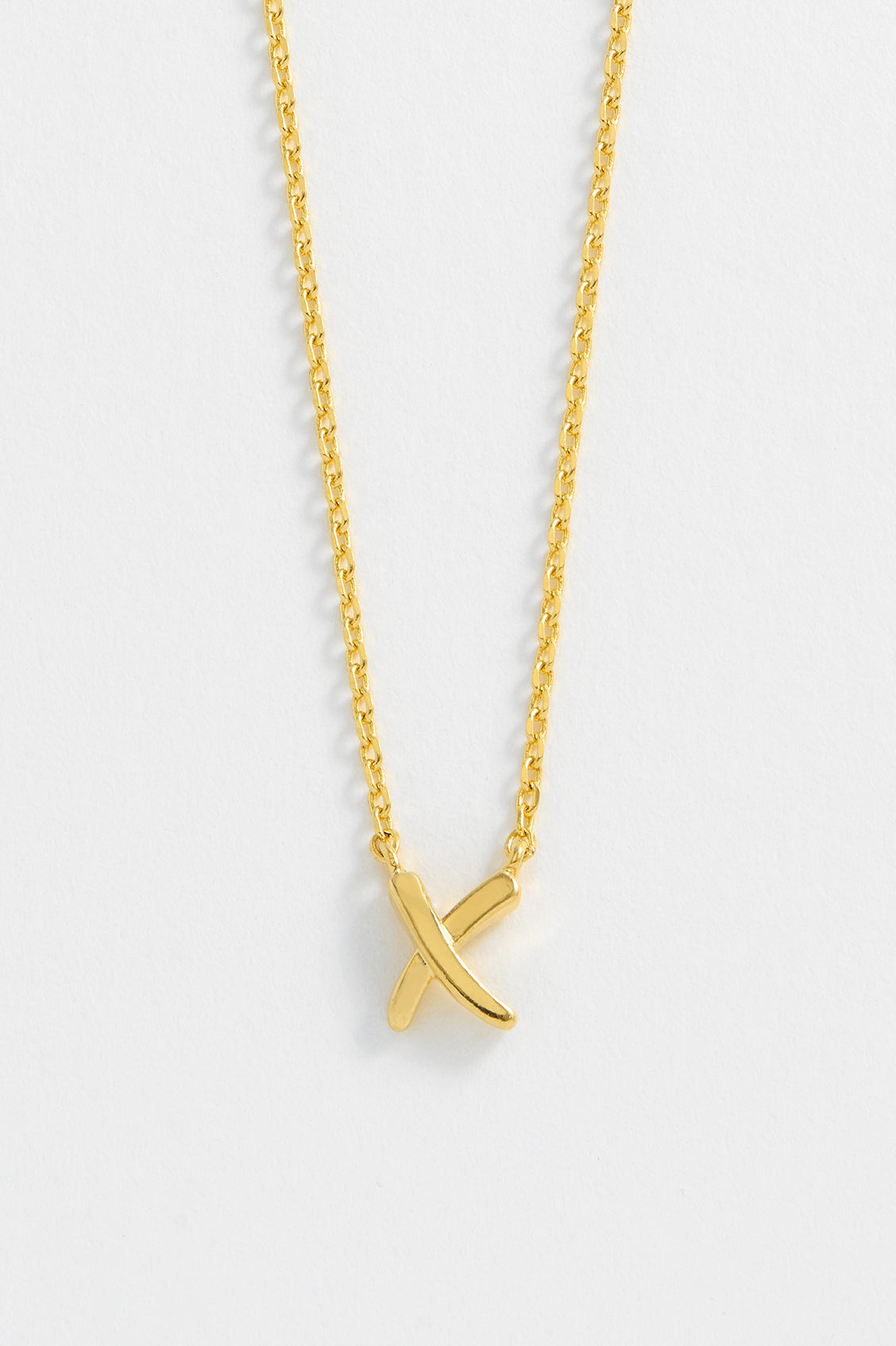Kiss Necklace Ebn5616G - Elegant Gold Plated Love Pendant for Women - Perfect Gift for Valentine's Day, Anniversary & Romantic Occasions