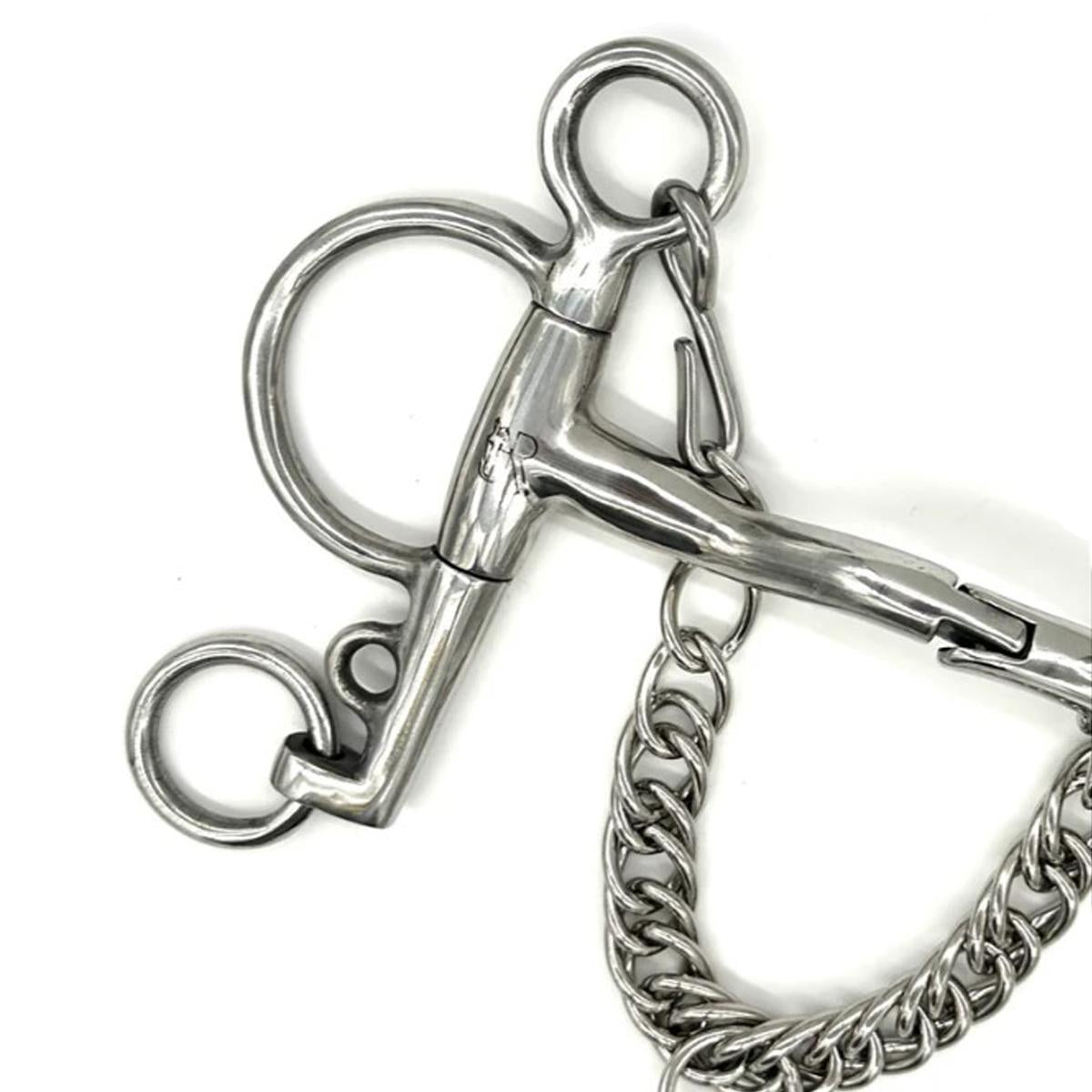AJR Anatomic Locking Hinge Pelham Bit - Comfortable Horse Bit for English Riding, Dressage & Jumping - Perfect for Training and Show Horses