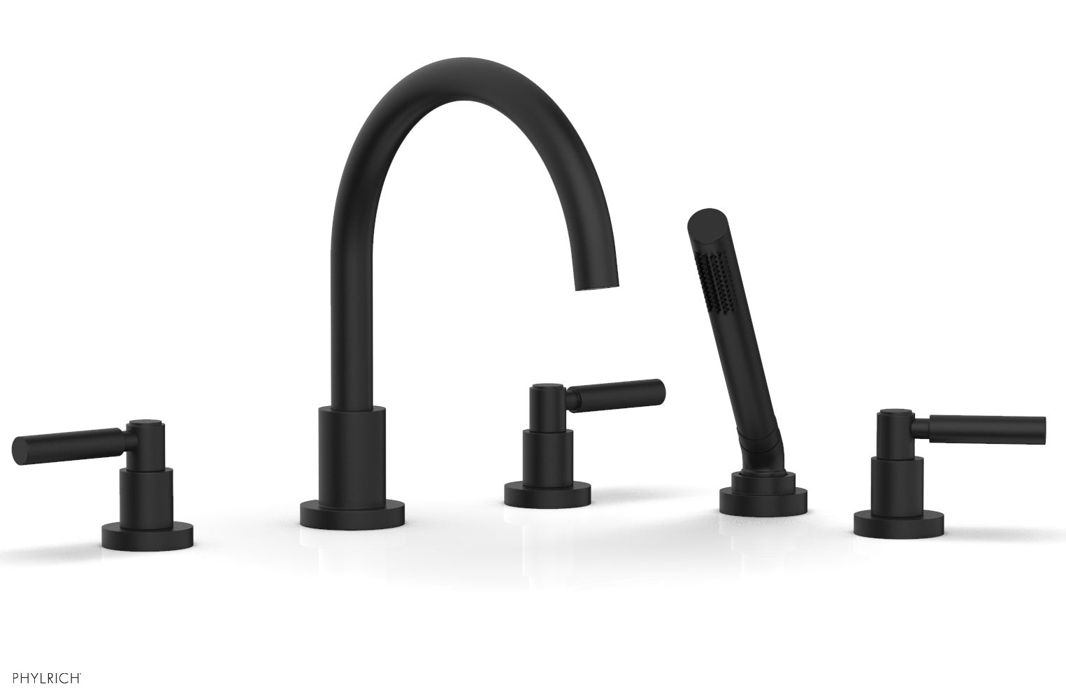 Premium Deck Tub Set with Hand Shower & Lever Handles D2130C1 - Perfect for Outdoor Showers, Poolside Bathing, and Garden Relaxation