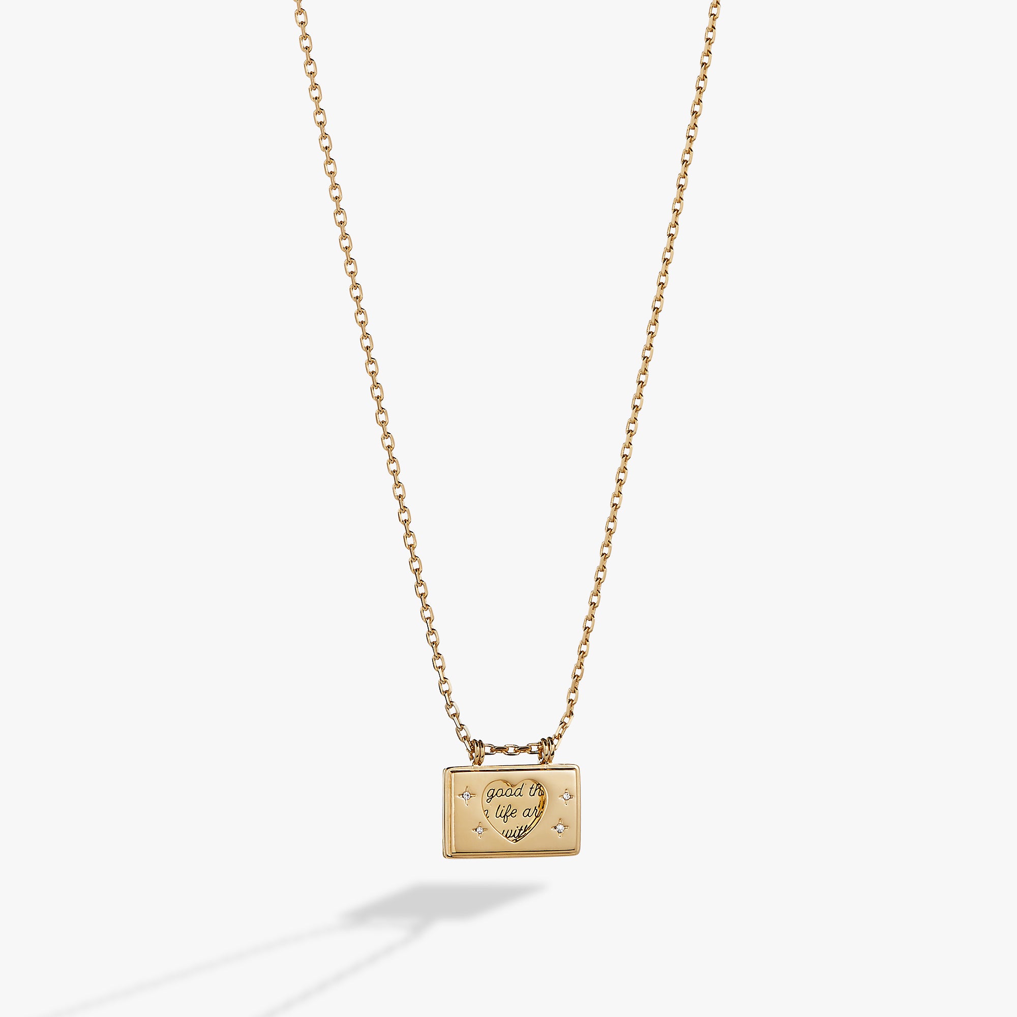 Hidden Message Heart Affirmation Necklace - Inspirational Jewelry with Secret Love Notes - Perfect for Valentine's Day, Anniversary Gifts & Self-Love Accessories