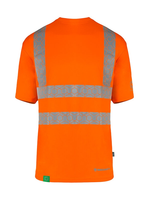 ENVIROWEAR Recyclable High Visibility T-Shirt - Eco-Friendly Safety Workwear for Construction & Outdoor Activities