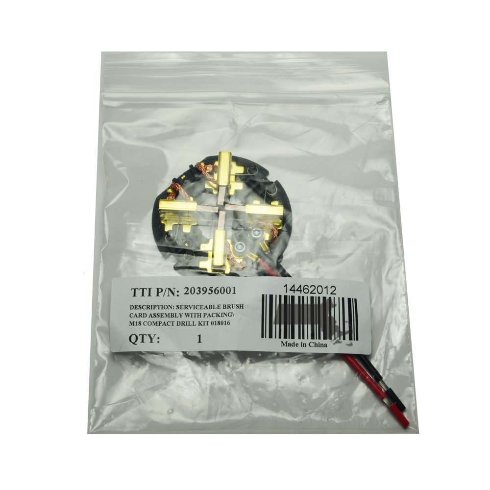 Milwaukee 14-46-2012 Carbon Brush Kit Replacement - Compatible with Power Tools, Drills & Grinders - Durable Brush Card Assembly for Smooth Motor Performance
