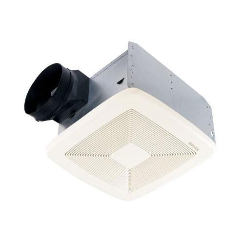 Broan QTXE110 110 CFM Ultra Quiet Bathroom Exhaust Fan with White Grille - Perfect for Home, Apartment & Office Bathroom Ventilation