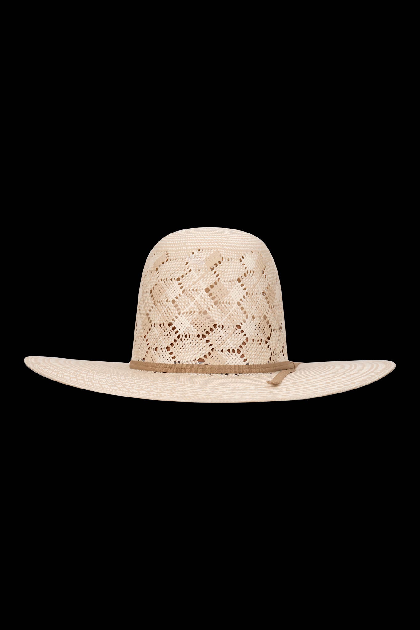 Rock'em 30X Michigan Open Crown Straw Cowboy Hat for Men - Western Style Sun Protection for Outdoor, Rodeo & Summer Activities