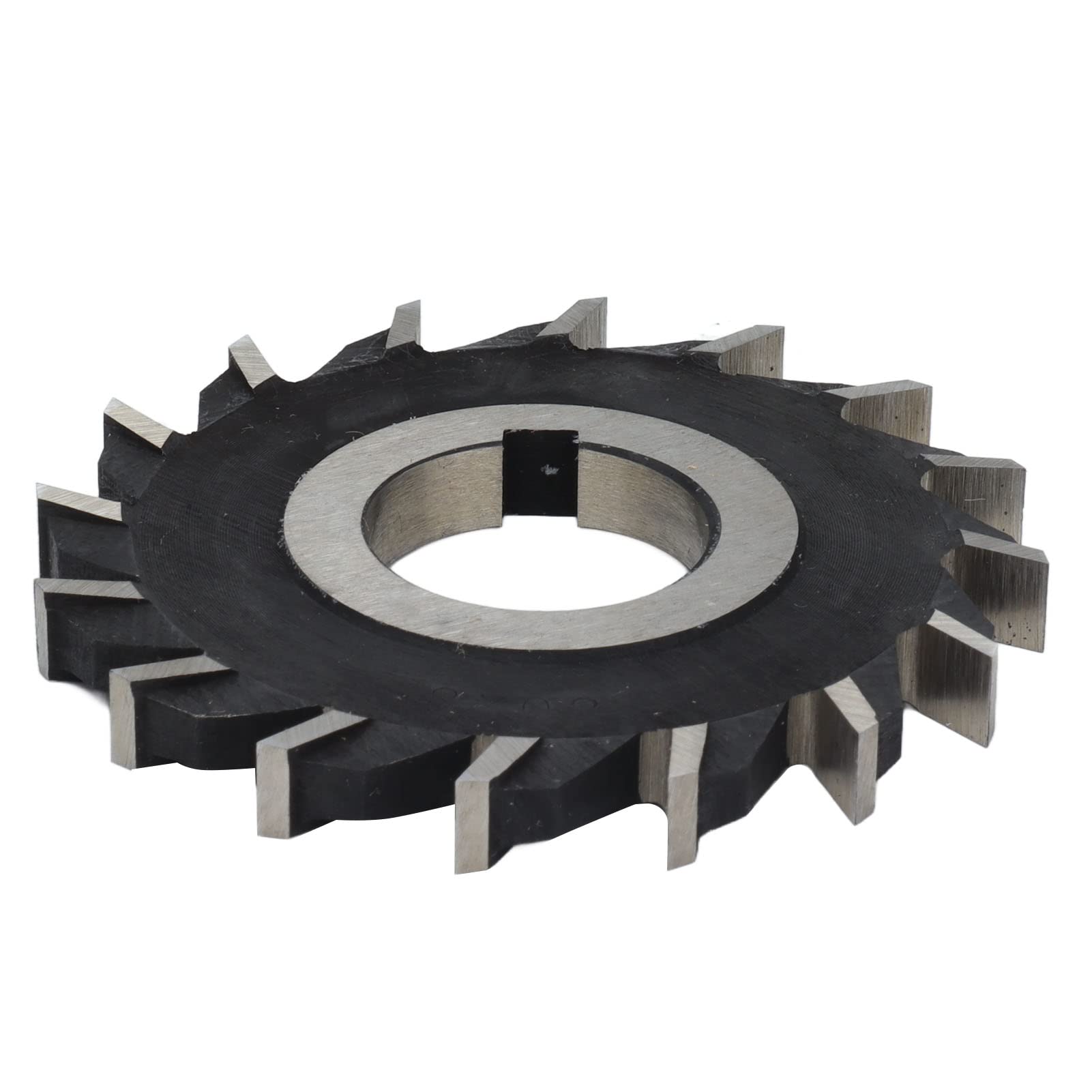 Hilitand 16 Teeth High Speed Steel Milling Cutter - 80mm Diameter Flat End Face Mill with Center Cutting for Metalworking & CNC Machining - Perfect for Aluminum, Steel & Wood Processing
