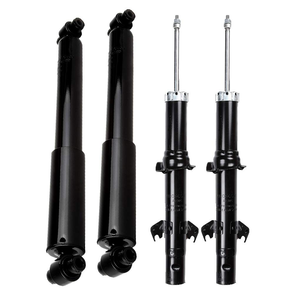 ROADFAR 4x Front & Rear Struts Shocks Absorbers - Compatible with 2006-2009 Ford Fusion, 2007-2009 Lincoln MKZ, 2006 Lincoln Zephyr, 2006-2009 Mercury Milan (Part #341405, 344363) - Smooth Ride & Enhanced Stability for Sedans
