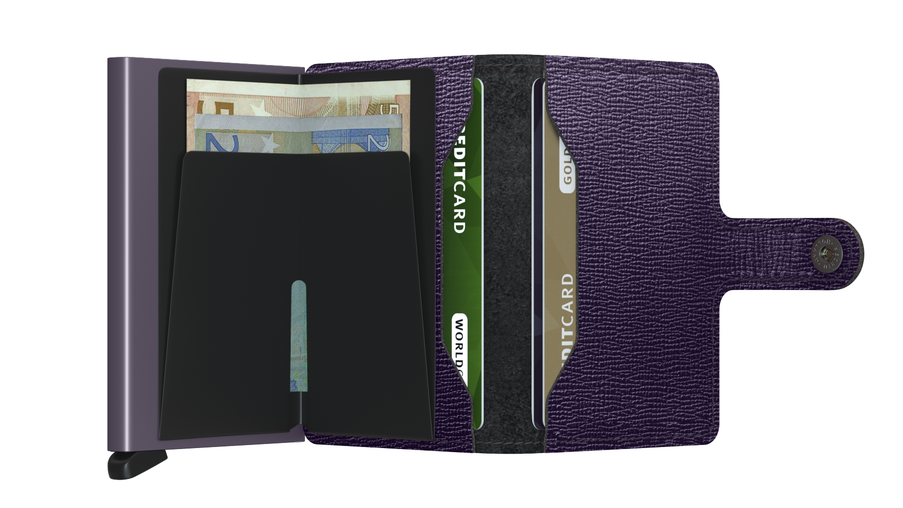 SECRID Miniwallet Crisple - Slim RFID Blocking Wallet for Men & Women | Compact & Secure Card Holder for Travel, Business & Everyday Use