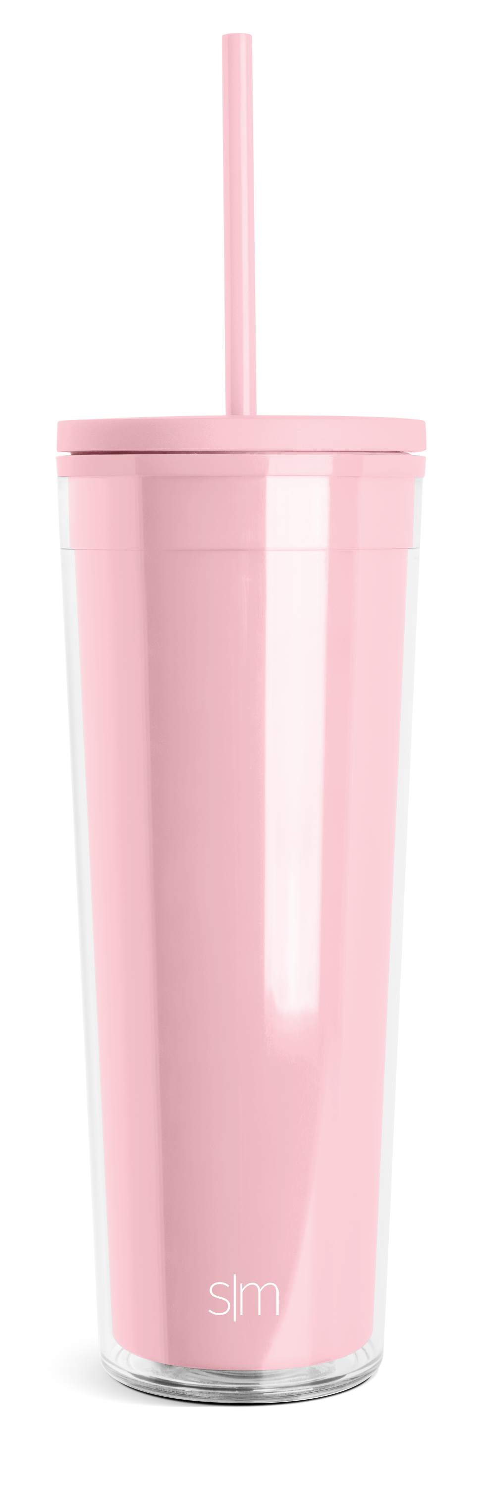 Durable Plastic Classic Tumbler Cup - 16oz Insulated Travel Mug with Lid & Straw - Perfect for Coffee, Tea, Cold Drinks at Home, Office, Gym or Outdoor Activities
