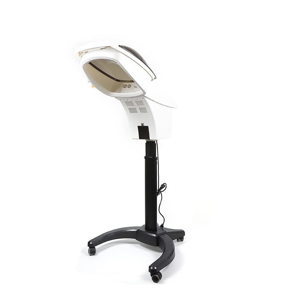 Professional Ultrasonic Hair Steamer with Ozone & Oil Treatment - Salon & SPA Hair Care Machine with Rolling Floor Stand (White) - Perfect for Deep Conditioning, Scalp Treatment & At-Home Hair Therapy