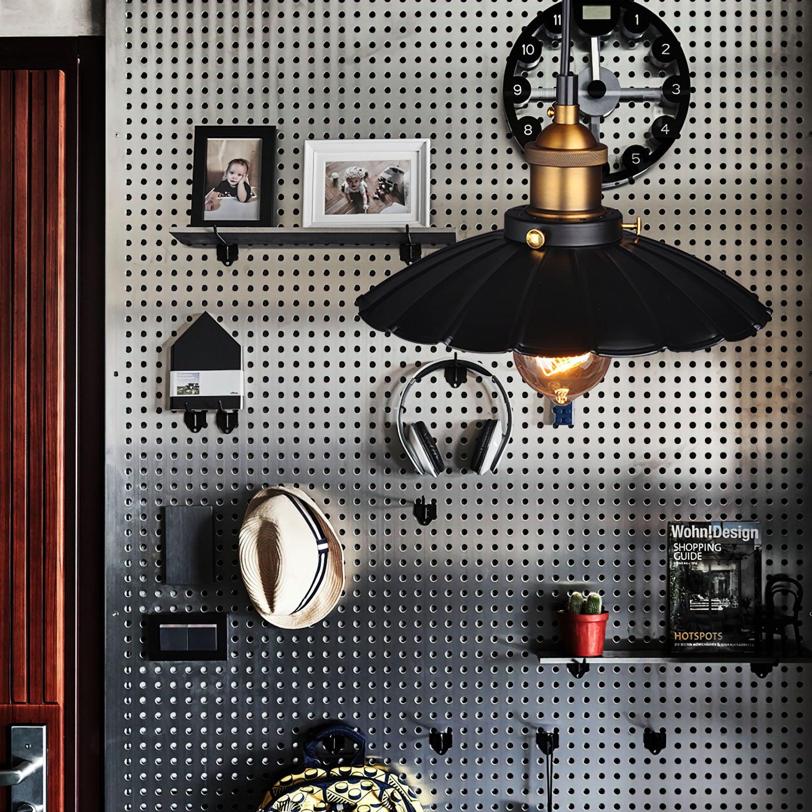 Elegant Black Skirt Pendant Light - Modern Hanging Chandelier for Dining Room, Kitchen Island, or Bedroom Decor