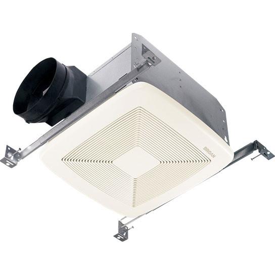 Broan QTXE050 Energy Star Certified 50 CFM Ultra Quiet Bathroom Exhaust Fan with 0.3 Sone - Perfect for Home, Apartment & Office Bathroom Ventilation