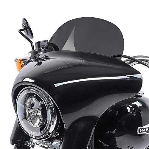 STS7 Crash Bar Mustache, Inner Bag Set & Windscreen M for Harley Davidson Sportglide 2018-2024 | Motorcycle Protection & Storage Accessories for Road Trips & Touring