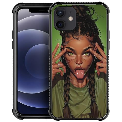 Tongue sticking out cool black girl