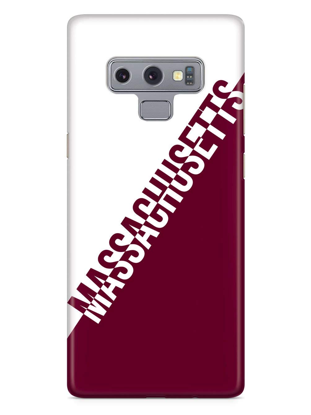 **Inspired Cases - Protective Phone Cover for Samsung Galaxy Note 9 - 3D Textured Design with Massachusetts State Pride - Durable & Slim Fit for Everyday Use & Travel**