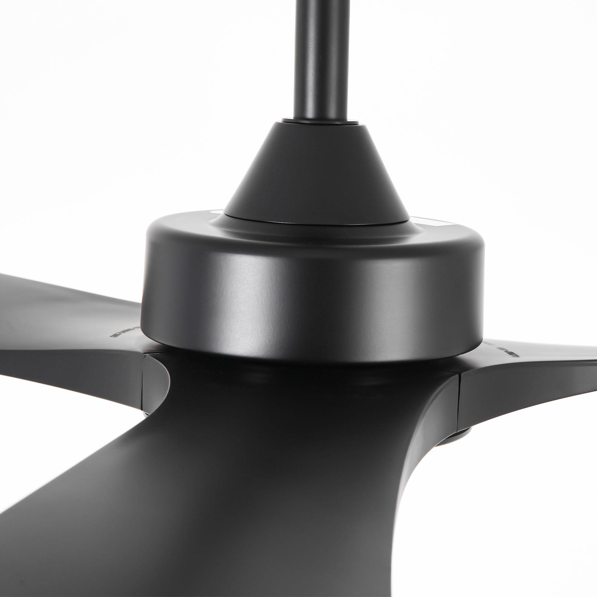 60 Inch Alexi DC Motor Modern Ceiling Fan with LED Light and Remote Control - Perfect for Living Room, Bedroom, and Office Spaces