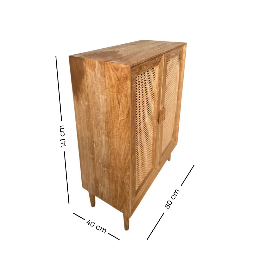 Modern Rattan Shoe Cabinet with 3-Tier Storage - Breathable Entryway Organizer for Shoes, Boots & Accessories | Perfect for Small Spaces, Apartments & Closet Organization