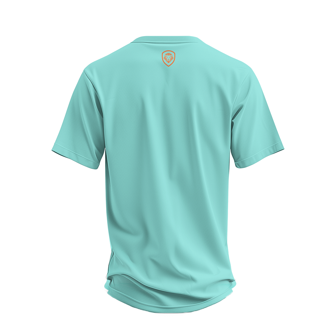 Premium Curved Hem Light Blue Short Sleeve T-Shirt for Women - Soft & Comfortable Casual Tee - Perfect for Everyday Wear, Outings & Summer Fashion