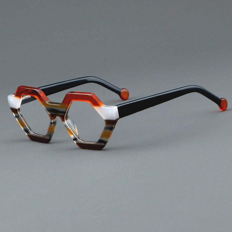 Vintage Acetate Glasses Frame - Classic Retro Eyewear for Men & Women | Perfect for Reading, Fashion, and Everyday Use