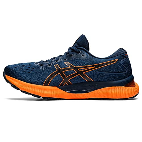 ASICS Men's Gel-Nimbus 24 Running Shoes - Lightweight Cushioned Sneakers for Jogging, Training & Marathon - Breathable Mesh Comfort for Road Running & Gym Workouts