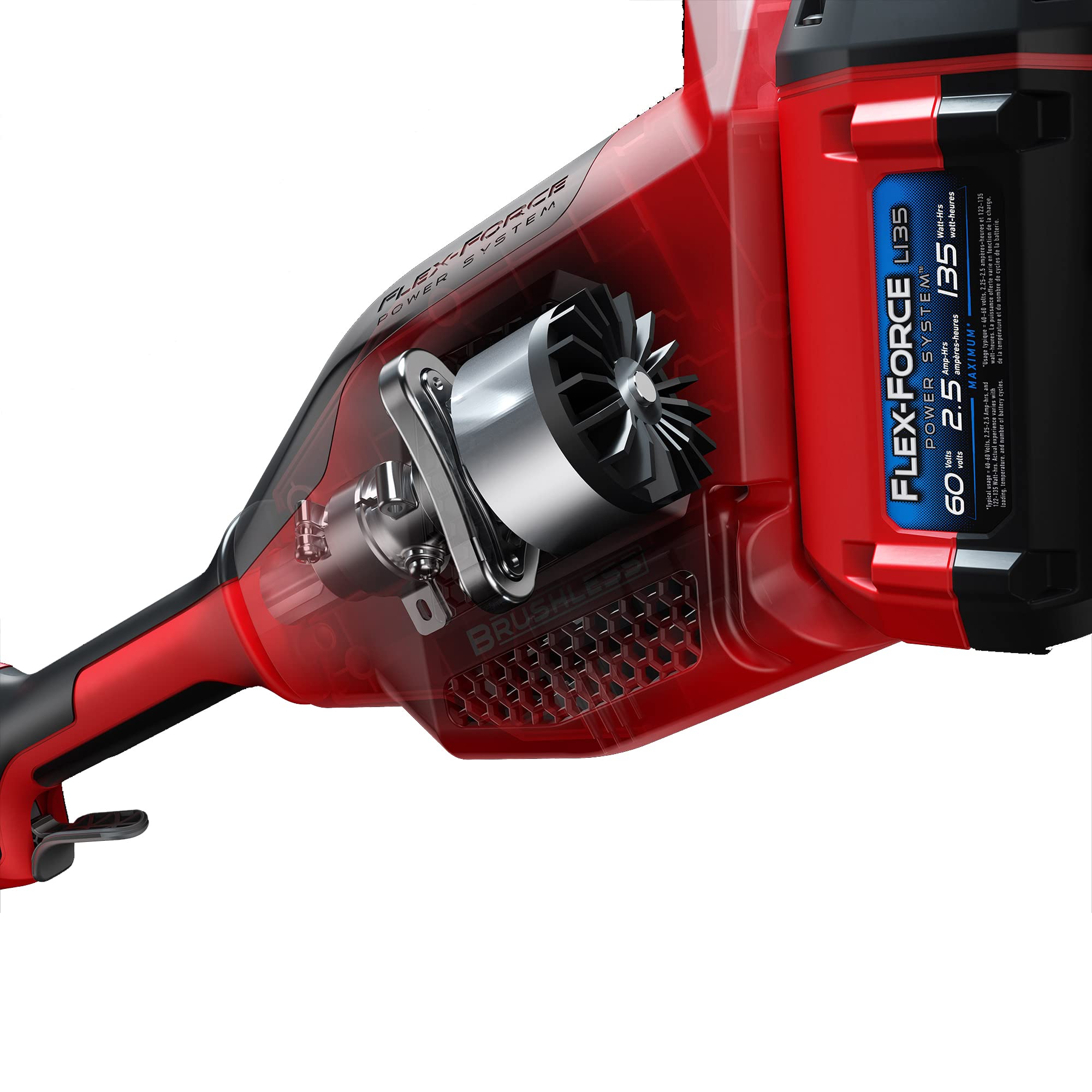 60V Max Toro Flex-Force Power System Brushless Motor Attachment Capable Power Head Tool with Dual Speed Switch (Tool Only) - Perfect for Landscaping, Yard Work, and Professional Gardening Tasks