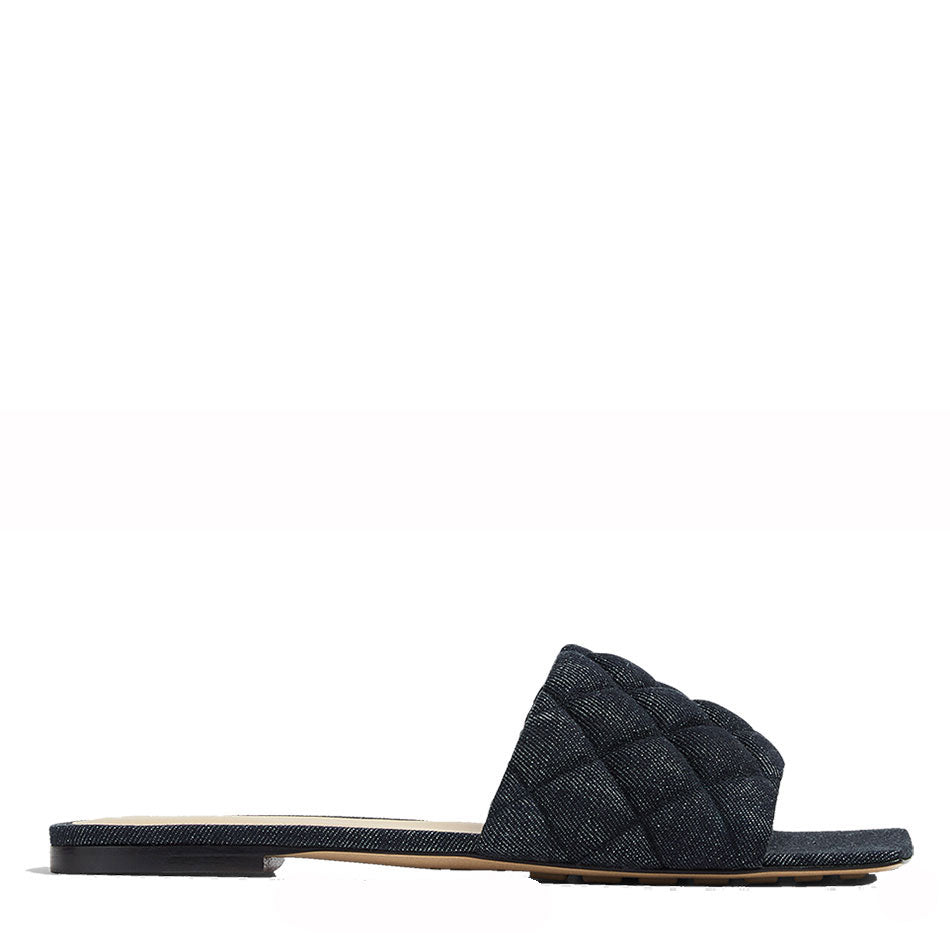 Comfortable Padded Slides for Men & Women - Soft Denim Fabric Slippers for Indoor & Outdoor Use - Perfect for Lounging, Beach, and Poolside Relaxation