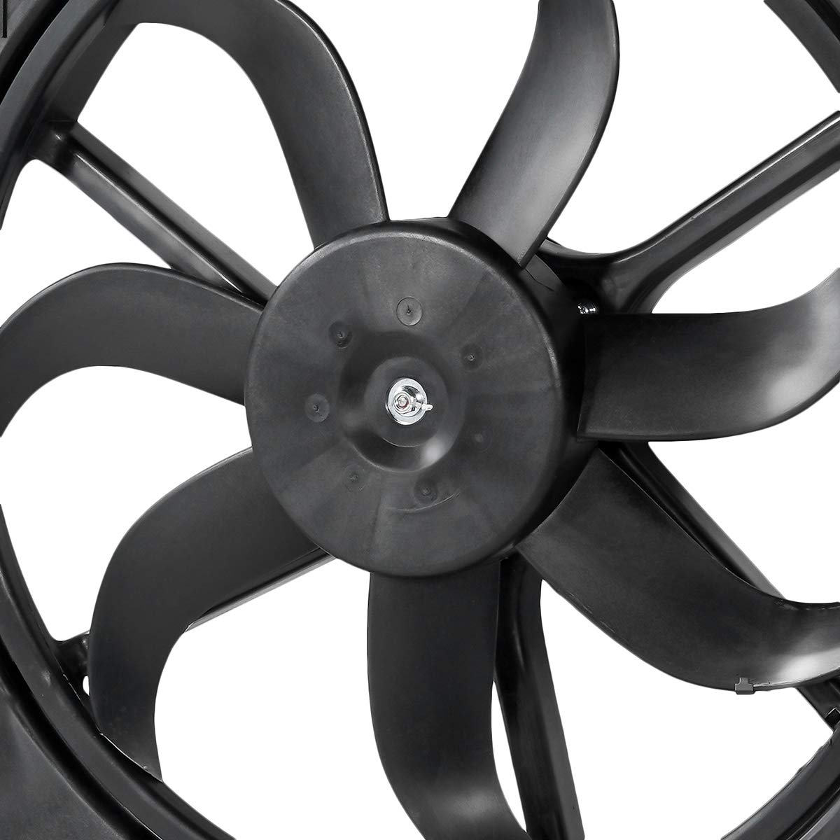 DNA MOTORING OEM-RF-0090 Black Radiator Cooling Fan Assembly - High Efficiency Direct Replacement for 06-09 Ford Fusion, 06 Lincoln Zephyr & 06-09 Mercury Milan | Improved Cooling Performance for Hot Weather & Heavy Traffic Driving
